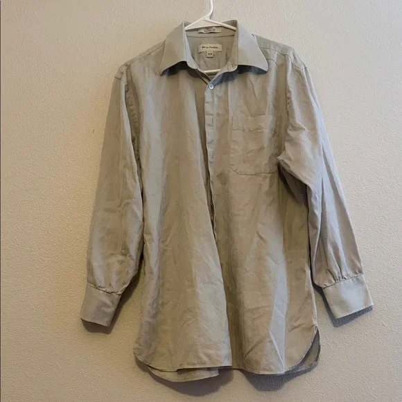 Men’s John W Nordstrom Grey Dress Shirt Size 16/33 - Picture 1 of 7